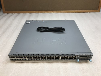 #ad Juniper EX4300 48T 48 Port 1G 4 QSFP 40G Dual PSU w EX UM 4X4SFP $119.99