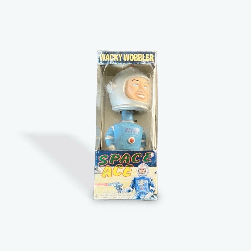 Funko Wacky Wobbler Space Ace Bobblehead- Captain Johnny Funko NOS VTG 2000