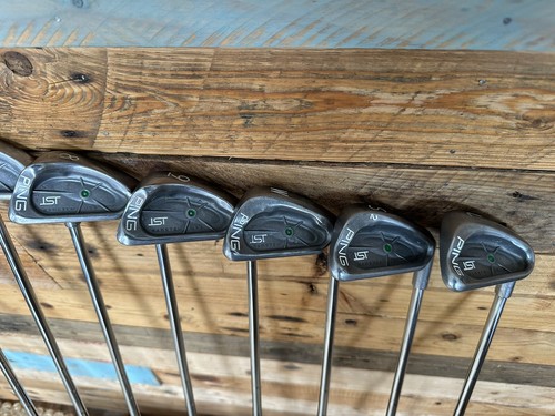 PING ISI Irons Golf Clubs 2-LW - JZ Cushin Shafts Golf Pride Grips Green Dot 🟢 - Picture 9 of 12