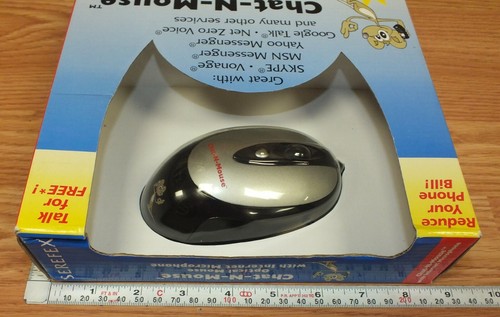 Vintage Serefex Chat-N-Mouse Optical Mouse With Internet Microphone **NEW** - Picture 6 of 6
