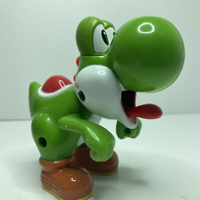 YOSHI TOY 3 1/2 Inches Tall Push Button Tongue In And Out