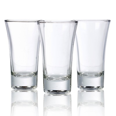 3, Or 12 85ml Double Shot Glasses Alcohol Vodka Shooter Drinking