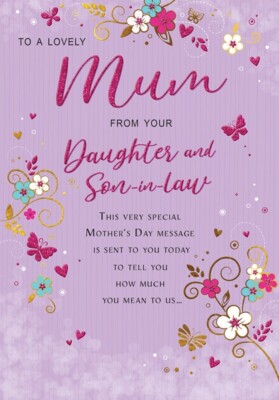 Happy Mothers Day From Son And Daughter In Law MUM FROM YOUR