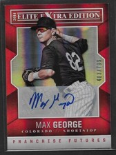 2014 Elite Extra Edition Franchise Futures Signatures #92 Max George/799 Auto