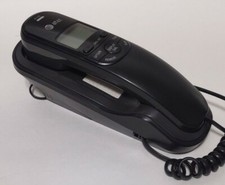 VINTAGE AT T TR1909 TRIMLINE CORDED PHONE WITH CALLER ID SCREEN BLACK VGC
