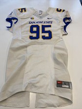 Game Worn Used Nike San Jose State Spartans SJSU Football Jersey Large 11 #95