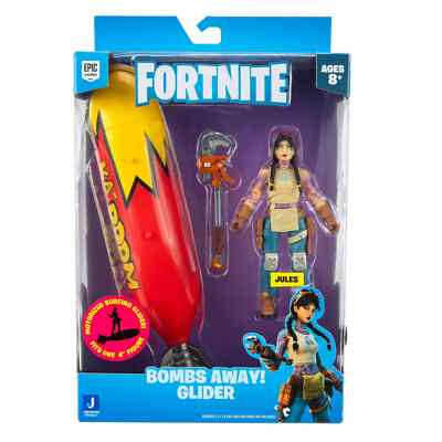 Fortnite : MOTORIZED BOMBS AWAY GLIDER With JULES Figure / Ages 8 +