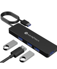 USB 3.0 Hub 4 In 1 For Use With Laptops, Pc  s, Desktops