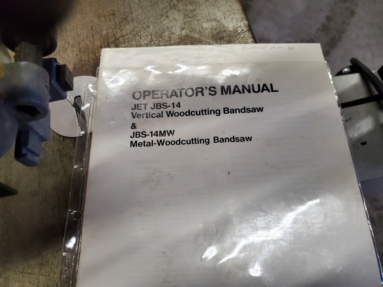 Jet JBS14MW 14” Band Saw 1 Hp 115/230 V { Broken blade tensioner } eBay