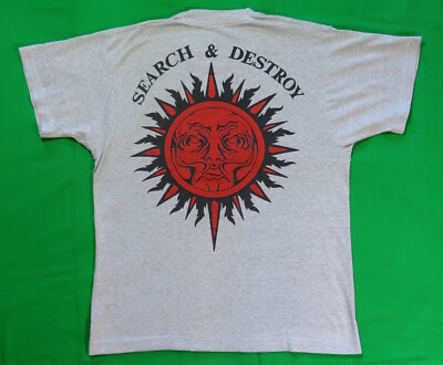 Rollins Band Vintage T Shirt 1989 Hard Volume Tour Henry Tattoo