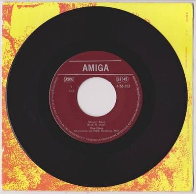 BEE GEES Stayin Alive Night Fever 7'' Vinyl 1979 AMIGA * TOP