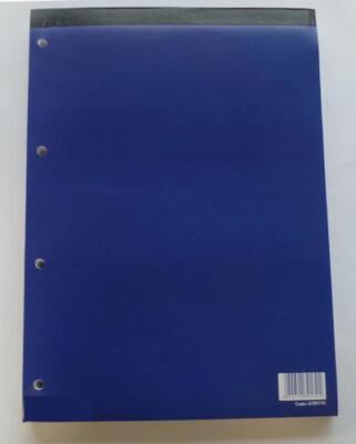 Valuex A4 Nachfüllblock liniert 320 Seiten blau 5er Pack