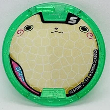 YoKai Watch Koma Kaachan Green S Medal Japanese Yo-kai