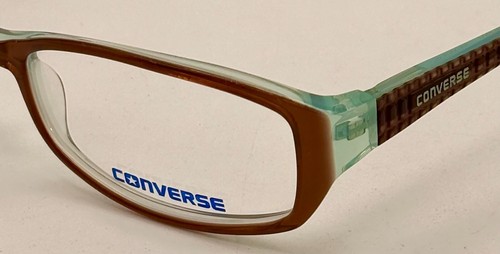 Top negro con marco de gafas de plástico marrón rectangular Converse para hombre. 52mm - Imagen 9 de 12
