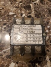 Contactor Interstate Electric CS40A3P-220V Coil 3 Pole-FREE Shipping