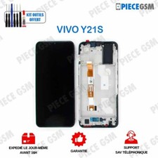 ECRAN LCD + VITRE TACTILE + FRAME POUR VIVO Y21S + outils + colle b7000