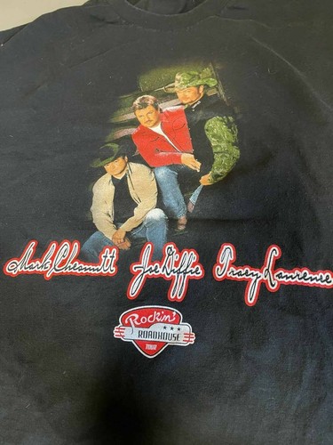 VTG MARK CHESNUTT JOE DIFFIE TRACY LAWRENCE Tour Shirt Black S-5XL ...