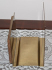 Vtg  Duk-It McDonald Products Organizer Mail Holder Walnut Metal Modern Design — photo 5