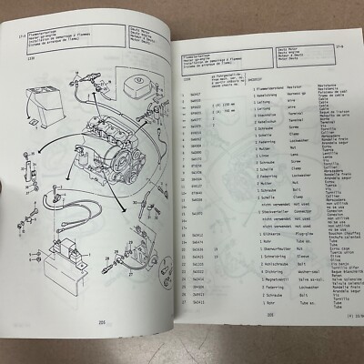 CAT Caterpillar 205 PARTS MANUAL BOOK CATALOG LIST EXCAVATOR