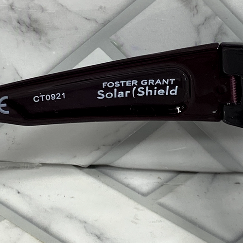 NWT Foster Grant Solar Shield Fits Over Sunglasses FO-008 BRY SMK DIM Purple - Picture 6 of 7
