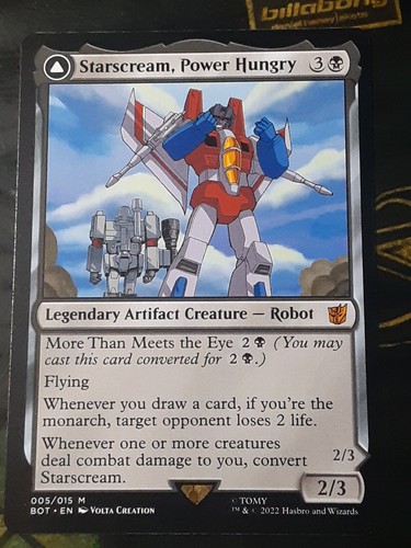 Starscream Power Hungry, UB Transformers, Near Mint, MTG, KOSTENLOSER VERSAND - Bild 1 von 2