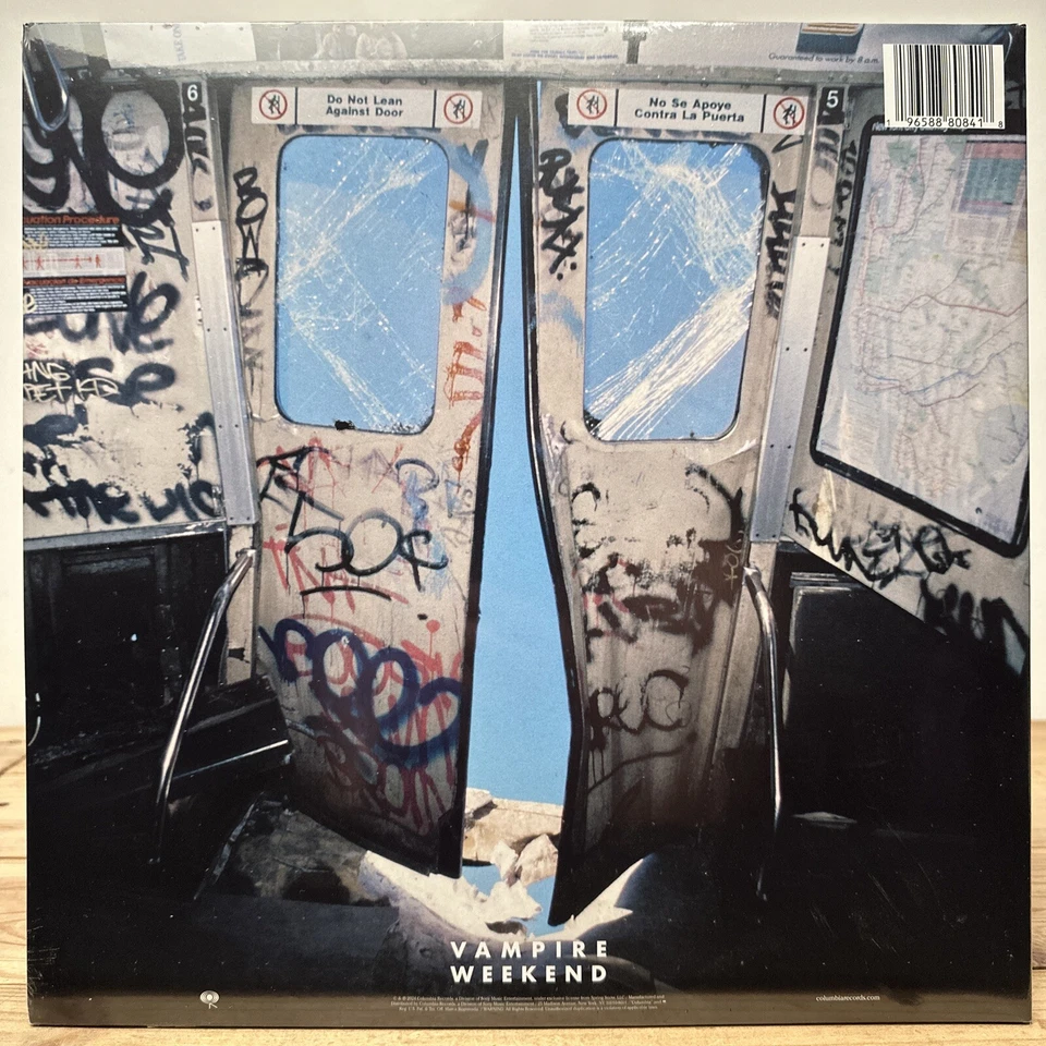 Vampire Weekend - Only God Was Above Us Vinyl LP Silver - New Vinyl Record - Image 2 of 2