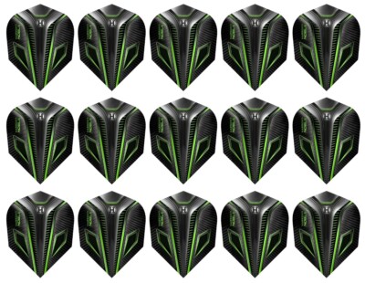 5 New Sets Harrows Noble Standard Dart Flights   Ships w/ Tracking - Green