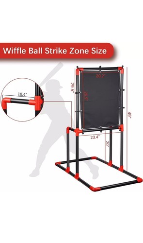 Baseball Strike Zone Target for Plastic Balls Compatible with Blitzball and Wiff - Picture 4 of 7