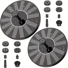 1/2PCS Solar Power Bird Bath Fountain Pump 2.5W Water Solar Fountain for Pool