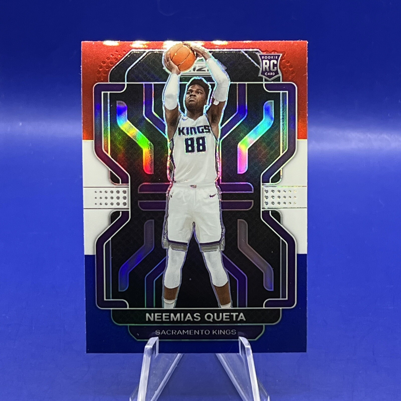 Neemias Queta 2021-22 Red White Blue Prizm Rookie