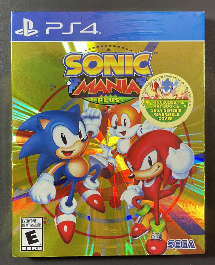 Sonic Mania Plus [ Bonus Edition Box Set ] (PS4) NEW