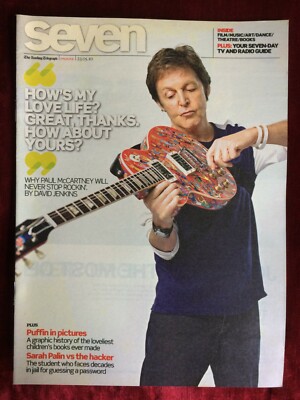 SEVEN magazine 23-May-2010 PAUL McCARTNEY Sarah Palin Katie Melua Puffin Books