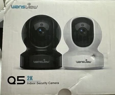 WANSVIEW Q5 Home Security Camera, Baby Camera, 2 K Wireless WiFi Camera