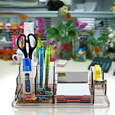 Office Bin  Desk Organiser Set Stationery Tidy Letter Pen Holder NEW