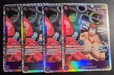 Franky OP09-072 SR  NM Purple Emperors in the New World Playset x4 One Piece tcg