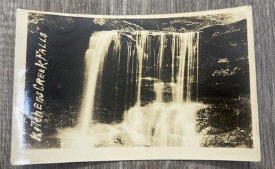 RPPC Kitchen Creek Falls PA Pennsylvania Real Photo Postcard 