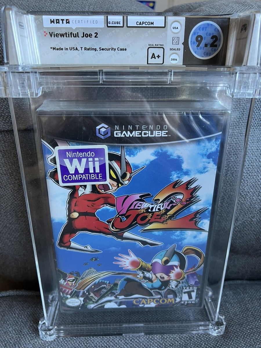 2004 Nintendo Gamecube Viewtiful Joe 2 Black Label Graded WATA 9.2