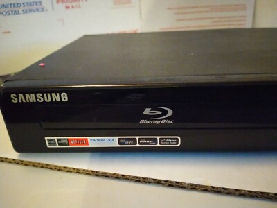 Samsung BD-P1590 Blu-Ray DVD Disc Player HDMI USB No Remote Streaming Tested