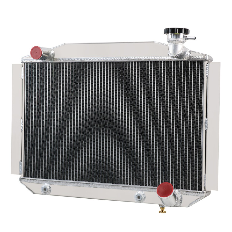 3 Row Aluminum Radiator for 1955-1960 Chevrolet Corvette C1 4.6L V8 AT ...