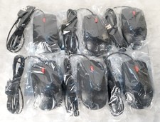 Lot of 6 Genuine Lenovo USB Wired Mouse Black 1PSM51M37185 NEW 
