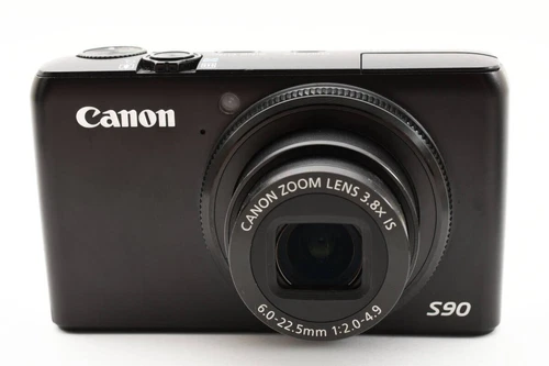 Canon PowerShot S90 10MP Digital Camera 3.8X Wide Angle Optical Stabilized Zoom - Picture 4 of 8