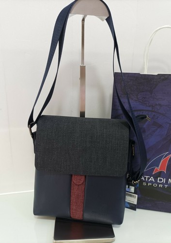 Borsa borsello tracollina tracolla uomo ARMATA DI MARE in eco pelle con  patta | eBay