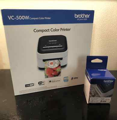 Brother VC-500W Full Color Label Printer includes separate out of box extra roll