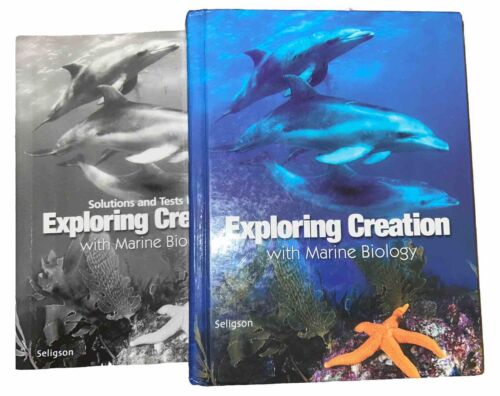 Exploring Creation with Marine Biology Set: TEXTBOOK & SOLUTIONS AND TESTS - Picture 1 of 1