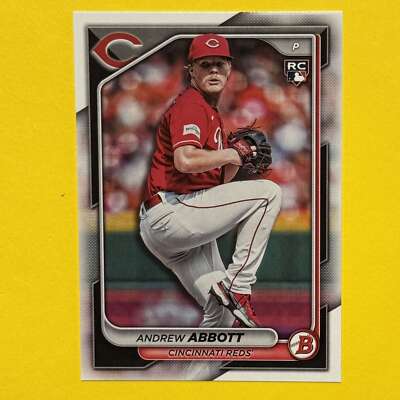 ANDREW ABBOTT 2024 Bowman Rookie #70 Cincinnati Reds