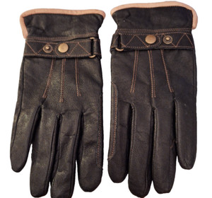 Flex Rider Pig Skin Riding Gloves Size8 Black Ladies Leather Thinsulate Lining