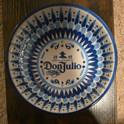 Don Julio 1942 Tequila Salt Or Salsa Footed Bowl Blue Tequila - 3  x 1.75 