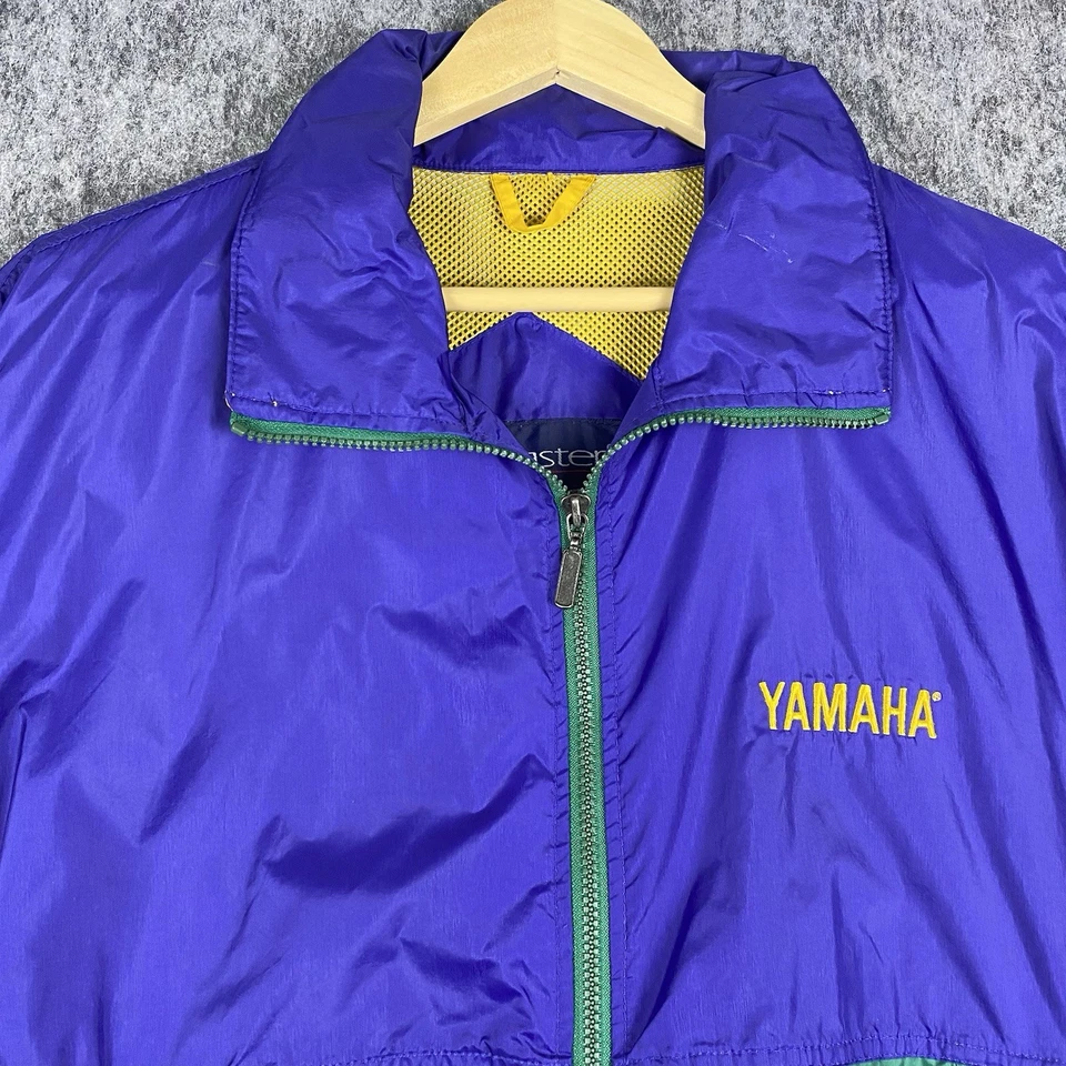 Vintage Swingster Men's Windbreaker Jacket Yamaha Embroidered Nylon Size Large - Image 4 of 4