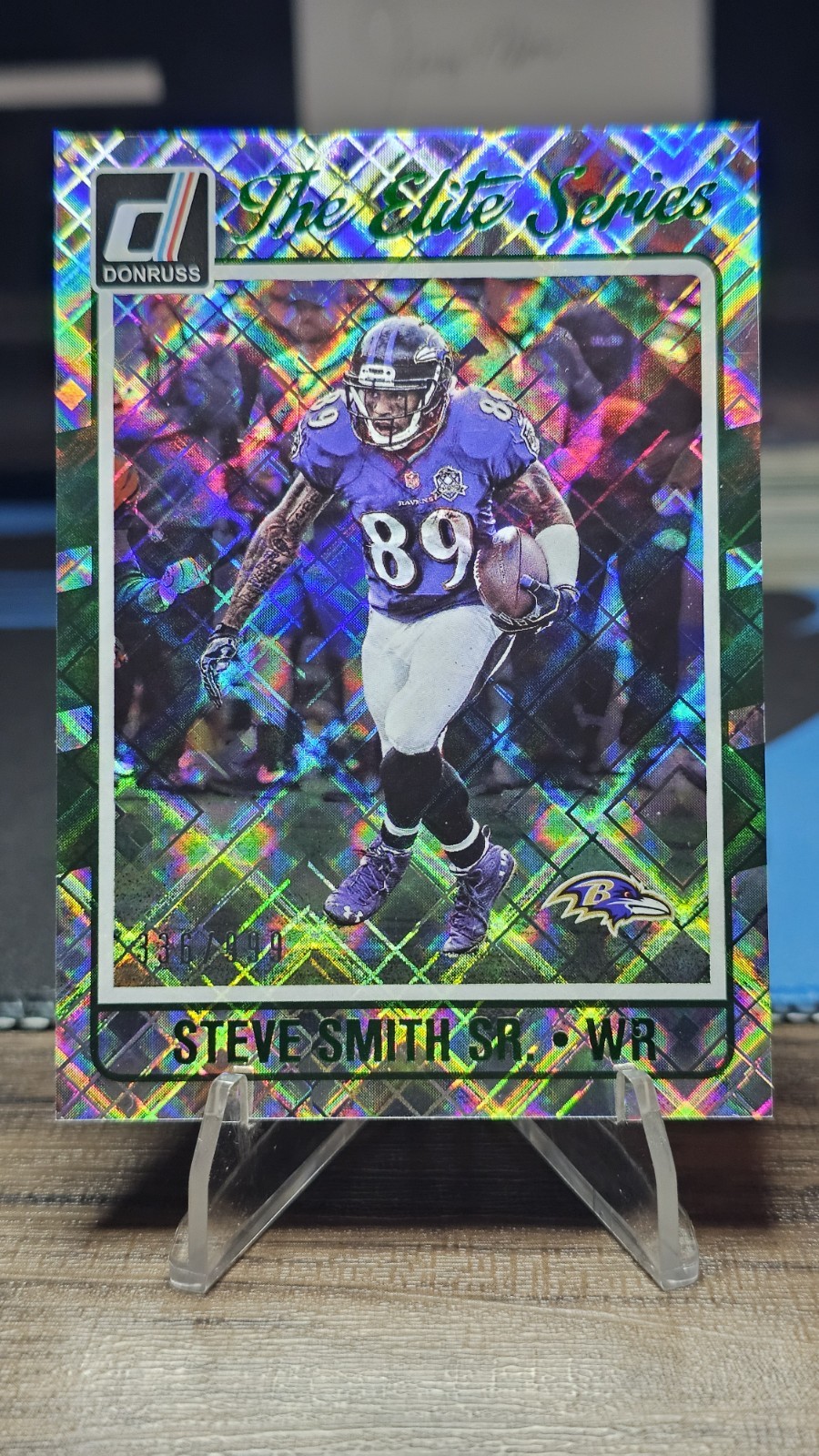 2016 Donruss The Elite Series Veterans Steve Smith #16 /999 Baltimore Ravens 🔥