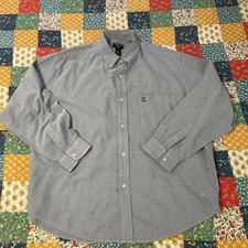 Ralph Lauren Polo Jeans CO Long Sleeve Button Up Shirt Size Large Light Blue